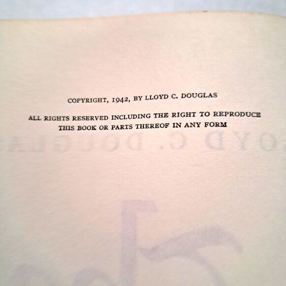 The Robe by Lloyd C. Douglas Hardcover Book - Picture 5 of 15